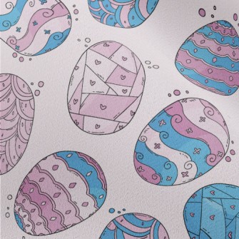 Fantasy Hand-painted Easter Eg Chiffon