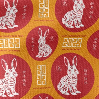 Beautiful Art Rabbit Waterproof Canvas