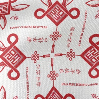 Rabbit Ear Chinese Knot Waterproof Canvas