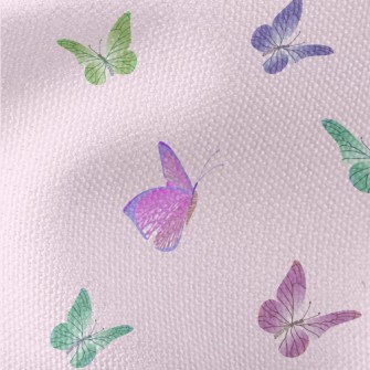 Colorful Beautiful Butterflies Waterproof Canvas