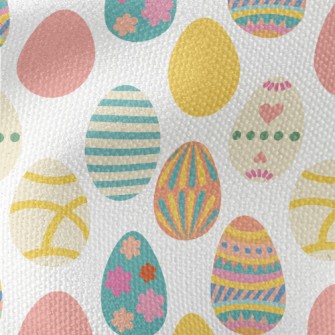 Vintage Hand-painted Easter Eg Waterproof Canvas