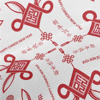Rabbit Ear Chinese Knot Performance Linen