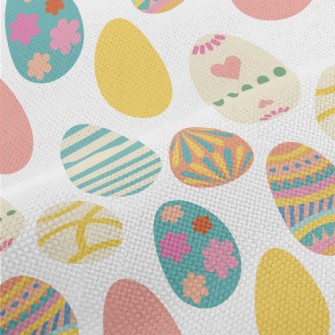 Vintage Hand-painted Easter Eg Performance Linen