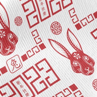 Happy New Year Of The Rabbit Standard Corduroy