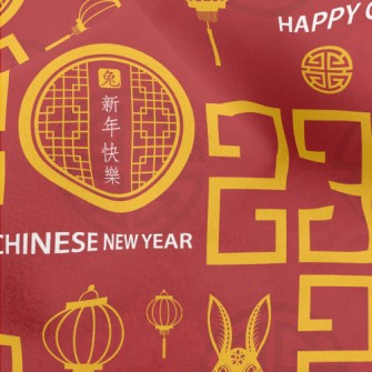 Chinese 2023 Pattern Micro Fleece