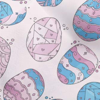 Fantasy Hand-painted Easter Eg Micro Fleece