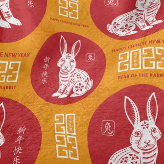 Beautiful Art Rabbit Minky