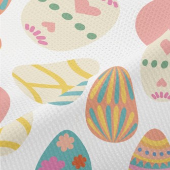 Vintage Hand-painted Easter Eg Piqué