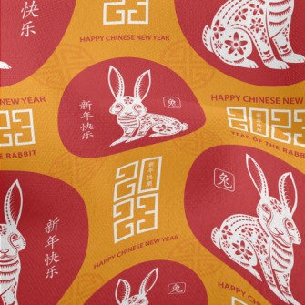 Beautiful Art Rabbit Lightweight Performance Linen