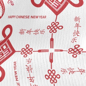 Rabbit Ear Chinese Knot Stretch Jersey