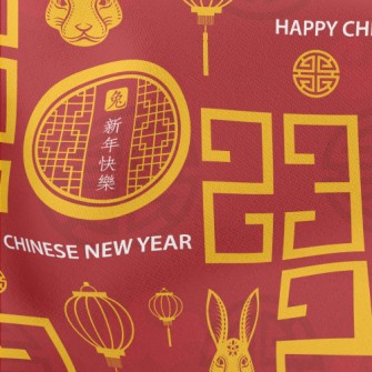 Chinese 2023 Pattern Lightweight Cotton Poplin