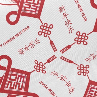 Rabbit Ear Chinese Knot Midweight Cotton Poplin