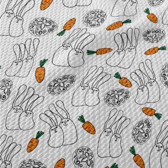 Funny And Cute Easter Birdseye Piqué