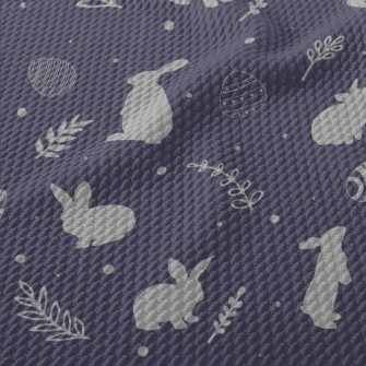 Grey Easter Silhouette Birdseye Piqué