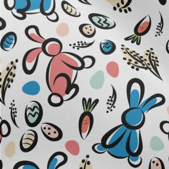 Creative Hand-painted Easter Chiffon