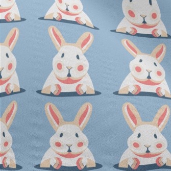 Cartoon Cute Rabbit Chiffon