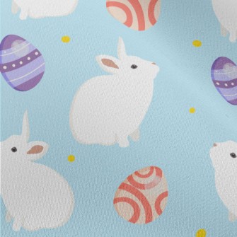 Little White Rabbit And Easter Chiffon