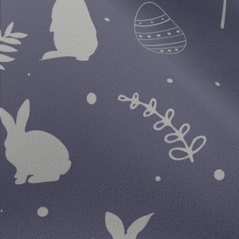 Grey Easter Silhouette Chiffon