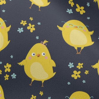 Cute Yellow Chick Chiffon