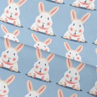 Cartoon Cute Rabbit Waterproof Oxford