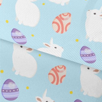 Little White Rabbit And Easter Waterproof Oxford