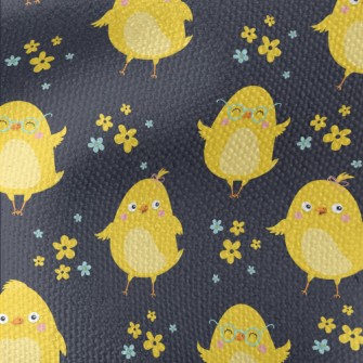 Cute Yellow Chick Waterproof Canvas