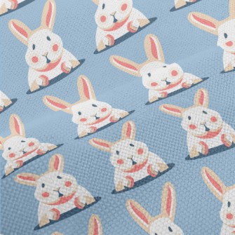 Cartoon Cute Rabbit Performance Linen