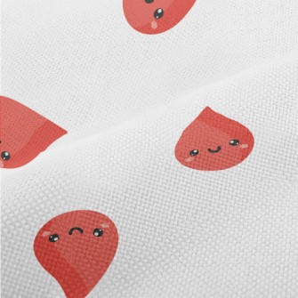 Happy Cartoon Blood Drop Performance Linen