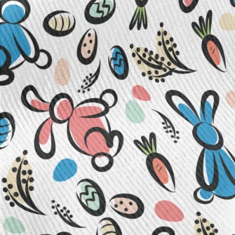 Creative Hand-painted Easter Standard Corduroy