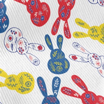 Artistic Hand Drawn Rabbit Standard Corduroy