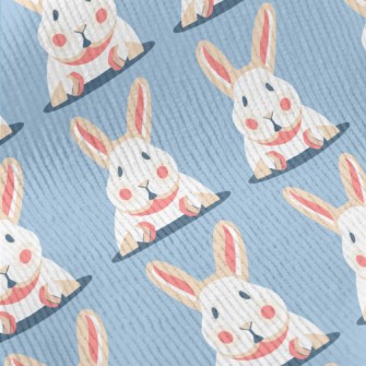Cartoon Cute Rabbit Standard Corduroy