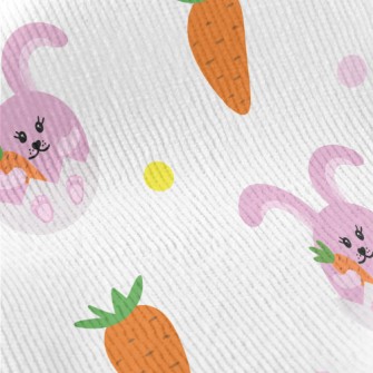 Cartoon Purple Rabbit Standard Corduroy