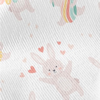 Bunny Celebrating Easter Standard Corduroy