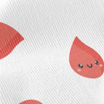 Happy Cartoon Blood Drop Standard Corduroy