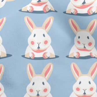 Cartoon Cute Rabbit Micro Fleece