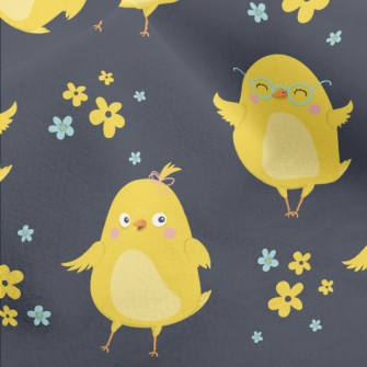 Cute Yellow Chick Micro Fleece