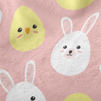 Chicken And Bunny Eggs Minky