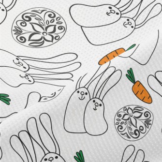 Funny And Cute Easter Piqué