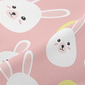 Chicken And Bunny Eggs Piqué