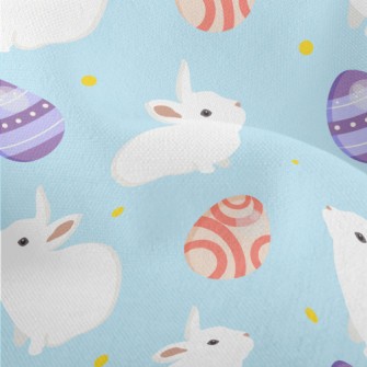 Little White Rabbit And Easter Lightweight Performance Linen
