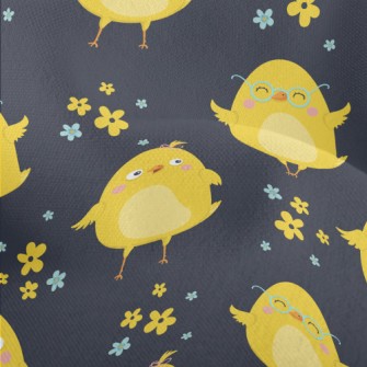 Cute Yellow Chick Lightweight Performance Linen
