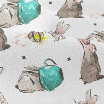 Elegant Hand Drawn Rabbit Modern Jersey