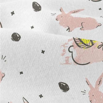 Pink Bunny Doodle Modern Jersey