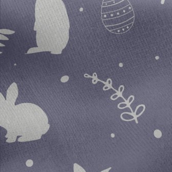 Grey Easter Silhouette Jersey Backed Fleece