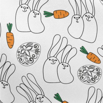 Funny And Cute Easter Pongee