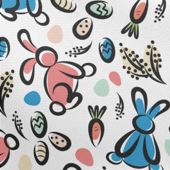 Creative Hand-painted Easter Pongee