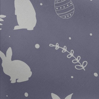 Grey Easter Silhouette Pongee