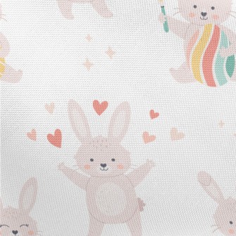 Bunny Celebrating Easter Pongee
