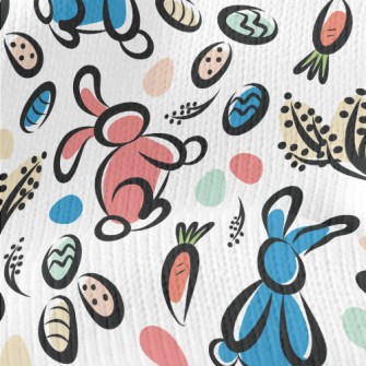 Creative Hand-painted Easter Stretch Jersey
