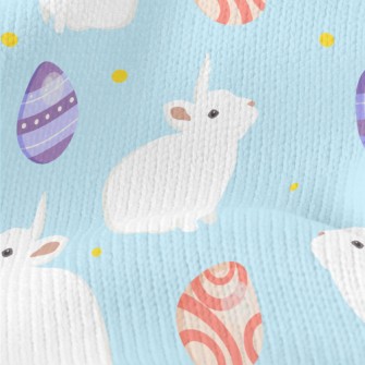 Little White Rabbit And Easter Stretch Jersey